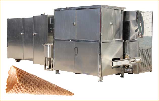 Automatic Ice cream Cone processing plant