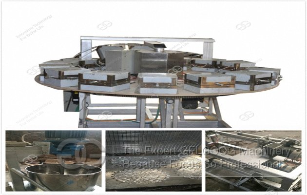 semi-automatic ice cream wafer cone making machine 