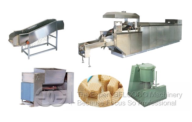 63Mould Electric Heating Wafer Biscuit Production Line