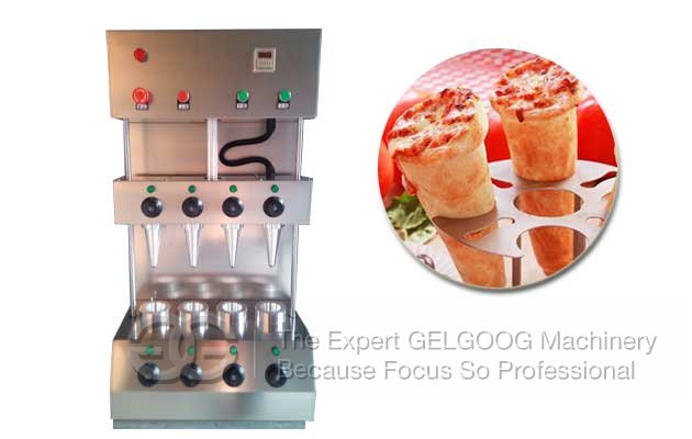 pizza cone forming machine