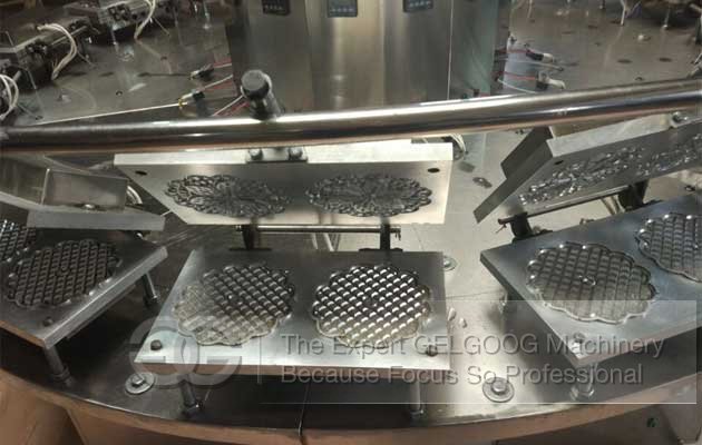 Italian waffle cookies making machine