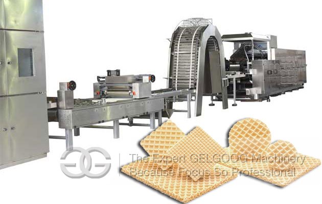 Automatic Flat Wafer Biscuit Production Equipment 150KG/H